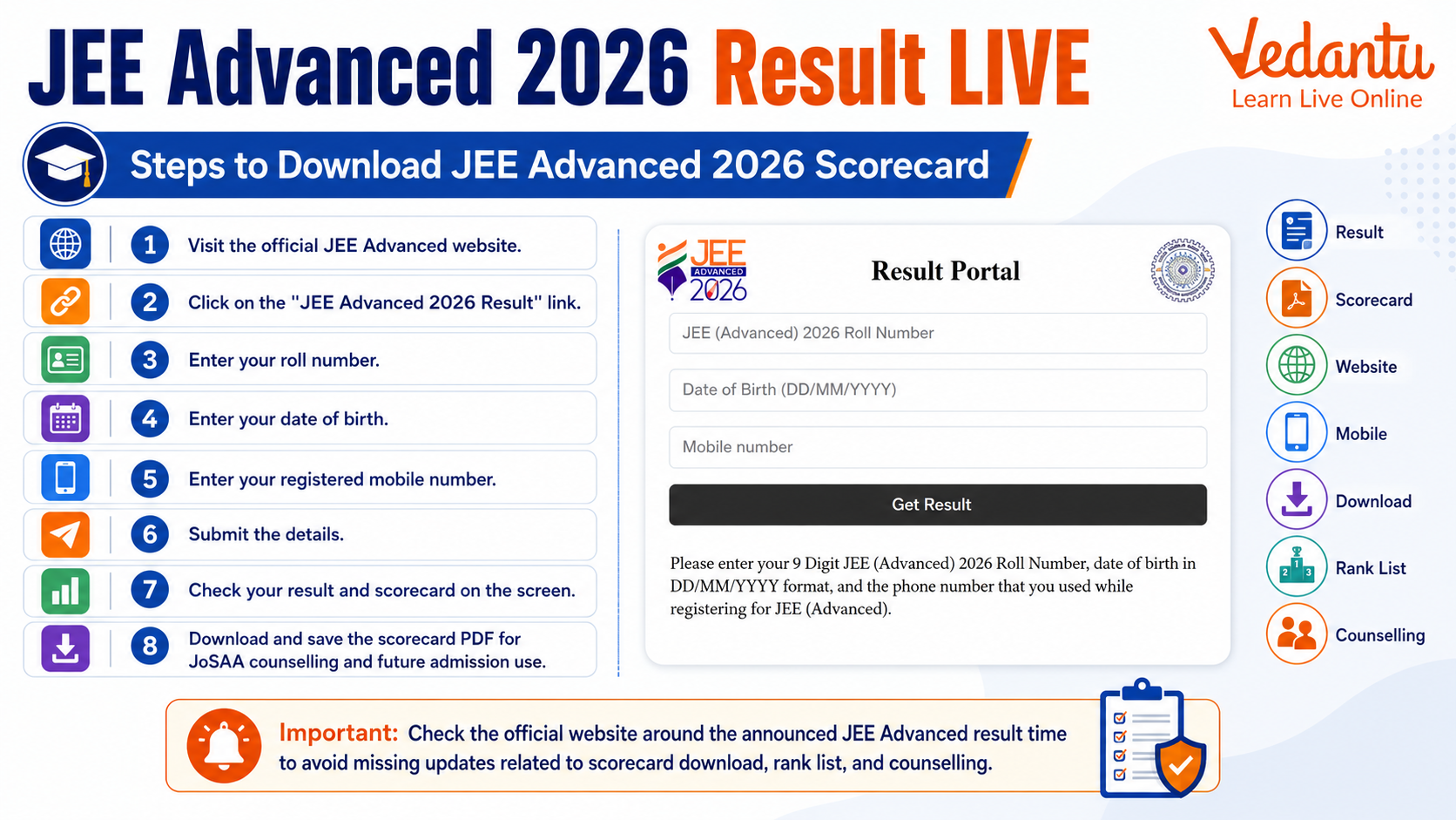 JEE Advanced 2026 Result