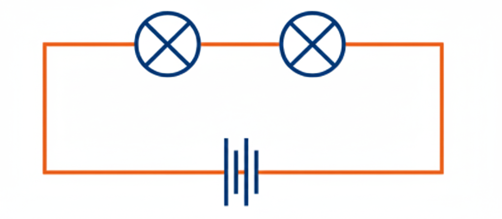 In Fig. 3.17, if the filament of one of the lamps is broken, will the other glow? Justify your answer.