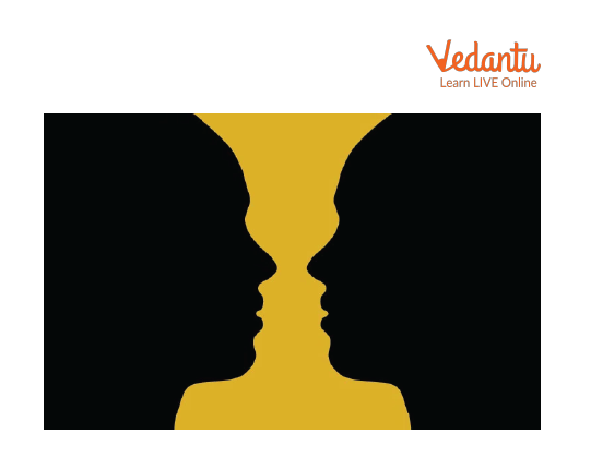 Cognitive optical illusion